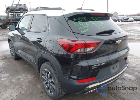 2021 Chevrolet Trailblazer Awd Activ z USA, uszkodzony, nr VIN KL79MSSL0MB006094